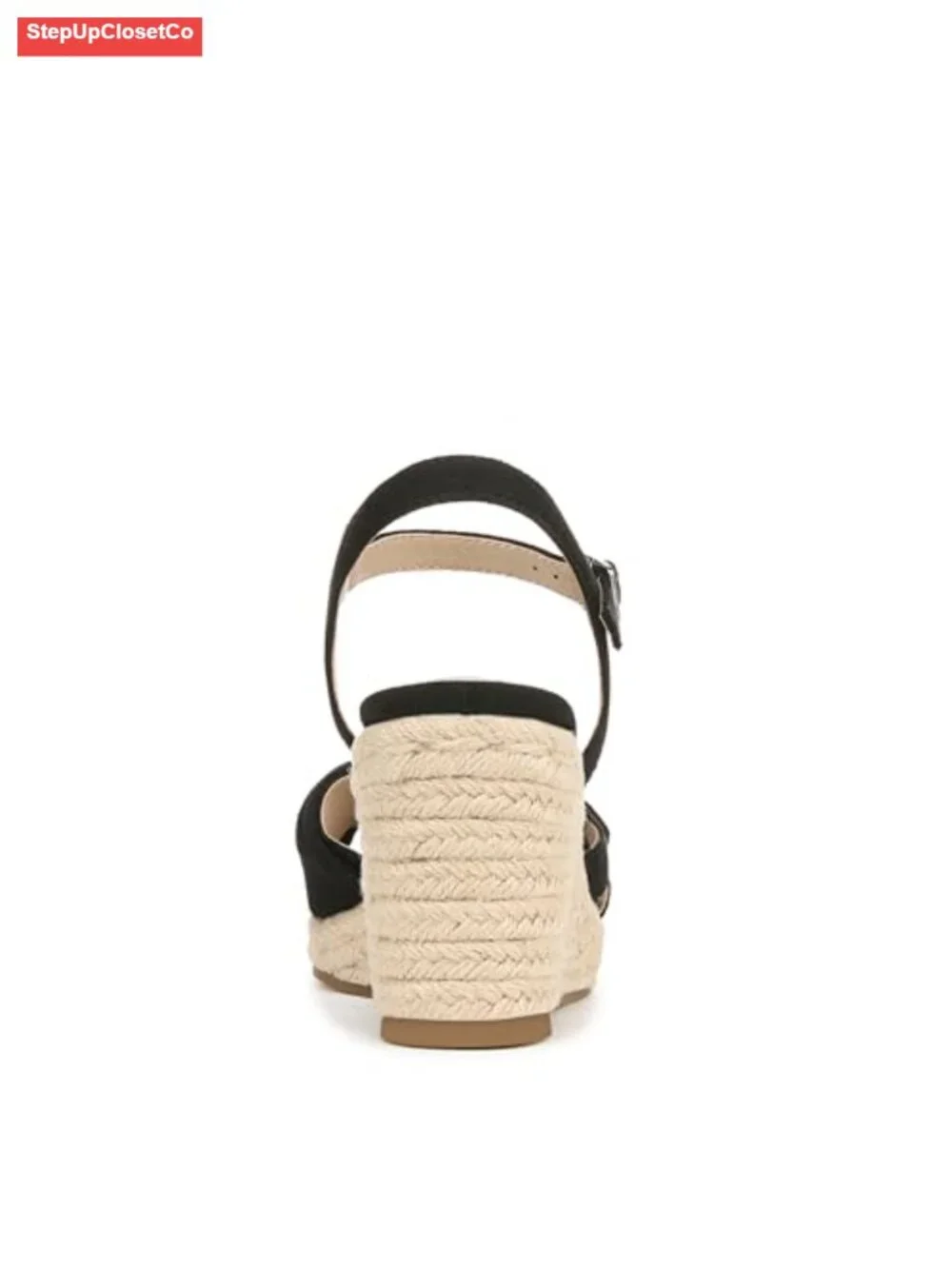 Casual Wedge Espadrille Sandal with Cushioning and Traction Sole